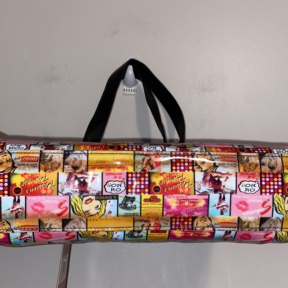 NWT Vintage Relic Collage Jelly Tote Bag Y2K Retro Comic Strip pin up vibes - Picture 10 of 15